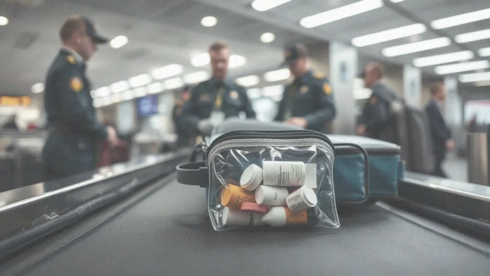 Jak informować pracowników kontroli o lekach w bagażu?