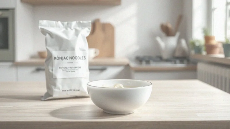 Jakie są wartości odżywcze makaronu konjac?