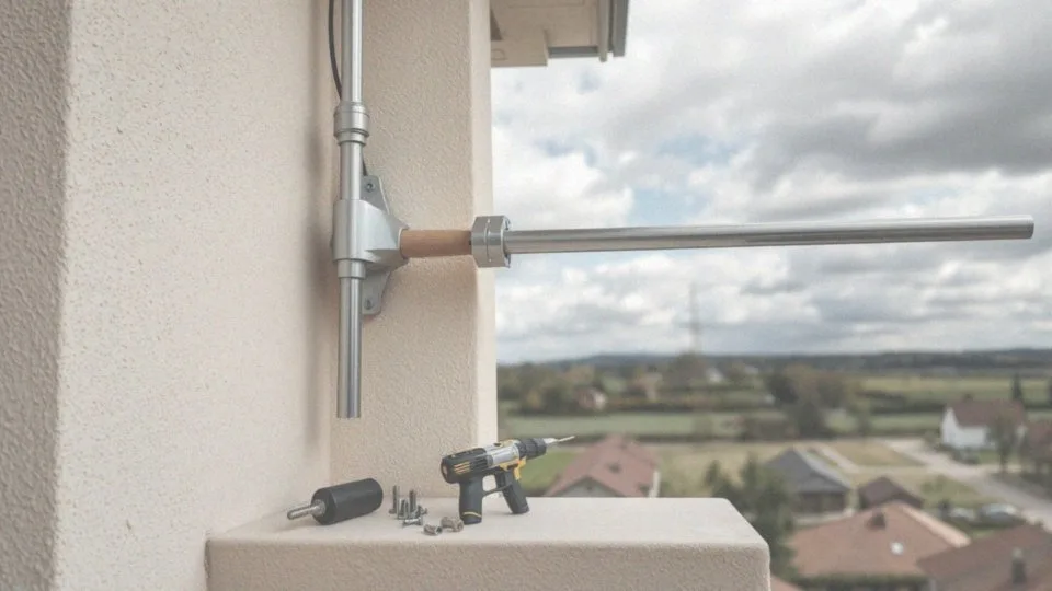 Jakie są wskazówki dla montażu masztu anteny?