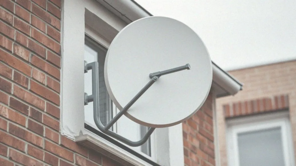 Jak prawidłowo przykręcić antenę satelitarną do elewacji budynku?