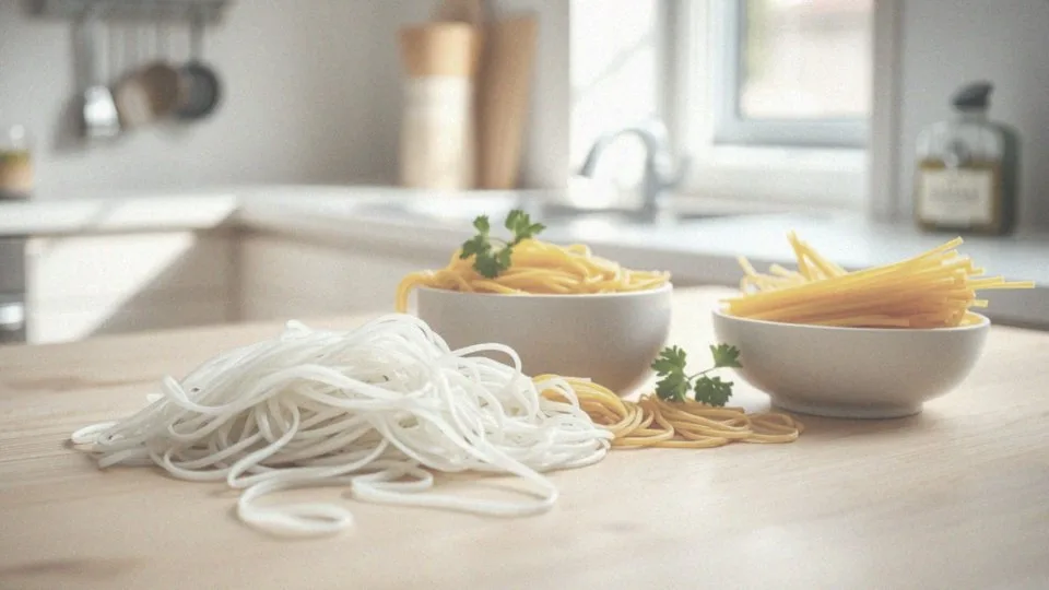 Jakie są różnice między makaronem konjac a tradycyjnym makaronem?