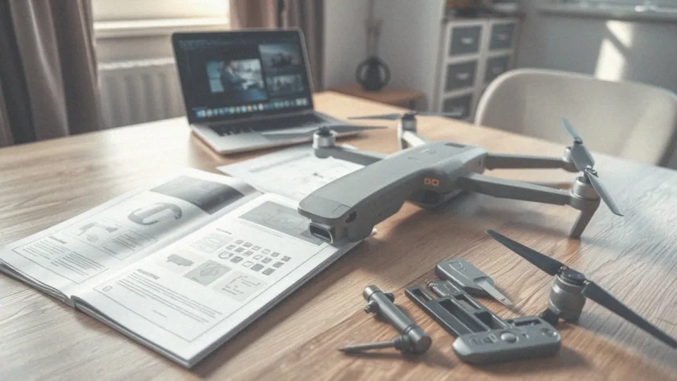 Co powinno zawierać instrukcja obsługi drona, z którą powinien zapoznać się pilot?