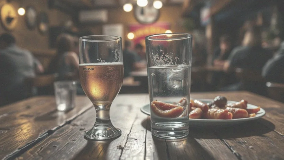 Jak często należy pić wodę podczas spożywania alkoholu?