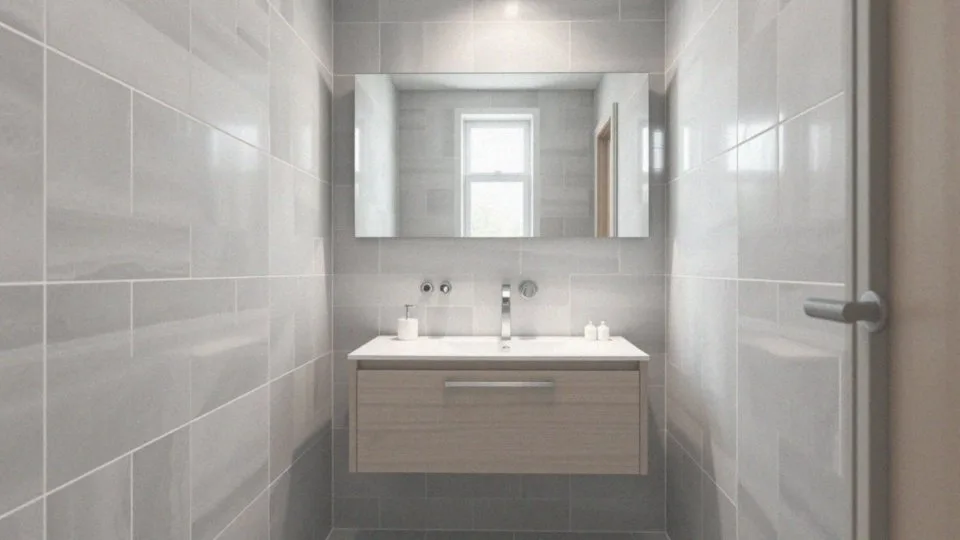 Na jakiej wysokości należy zamontować szafkę z lustrem dla komfortu użytkowania?