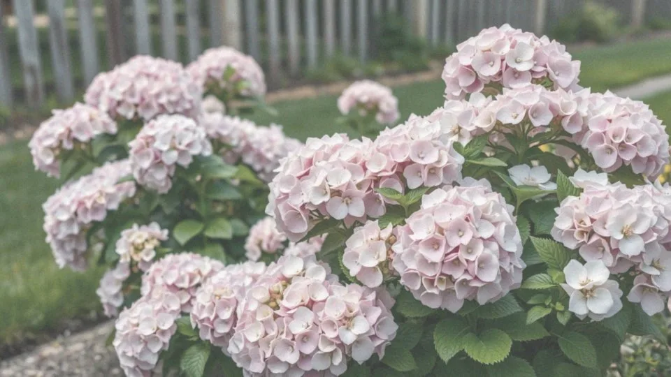 Jakie efekty wizualne można osiągnąć dzięki grupowaniu hortensji bukietowej?