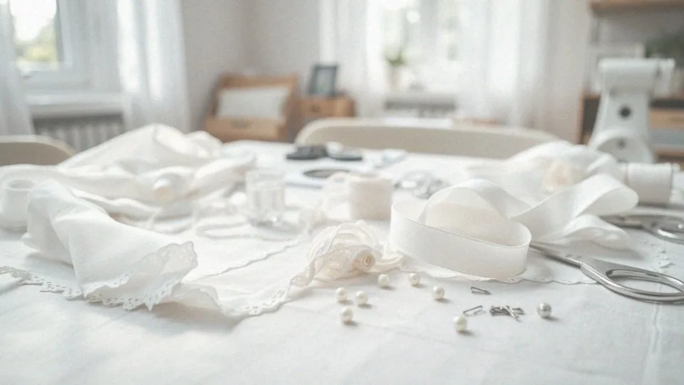 Jakie materiały są potrzebne do uszycia firanki panel z zakładkami?