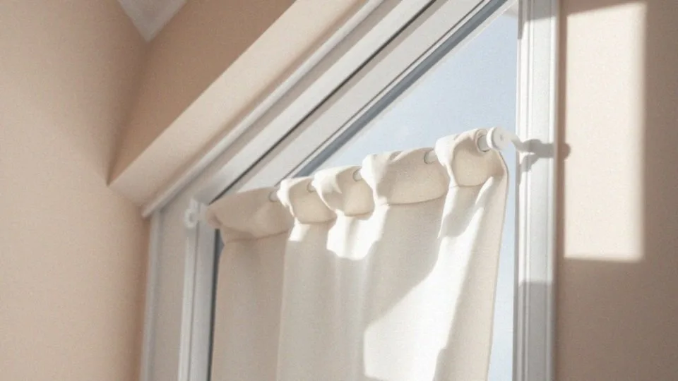 Jak zamontować firankę na skośnym oknie?