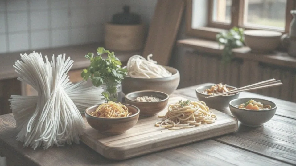 Jakie są różnice między makaronem ryżowym a innymi rodzajami makaronu azjatyckiego?