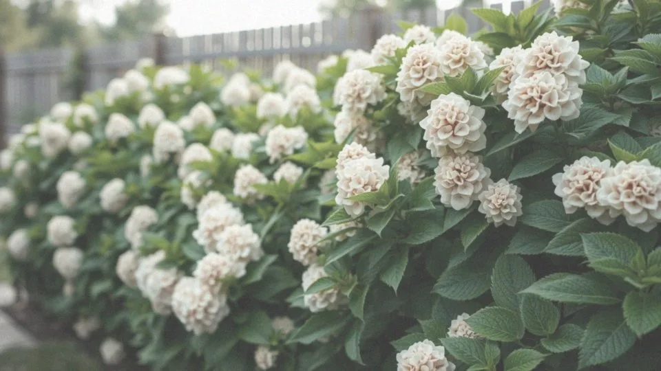 Żywopłot z hortensji bukietowej – zalety, pielęgnacja i odmiany